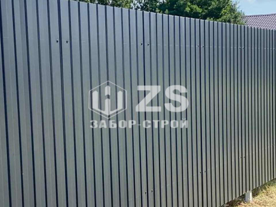 забор из профнастила с утрамбованным щебнем 100 метров забор из профнастила с утрамбованным щебнем 100 метров